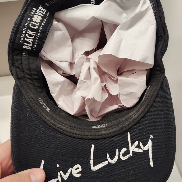 😎EUC Black Clover Live Lucky Unisex Wear Adjustable Back Golf Cap, OSFM, Nice! - Picture 12 of 12